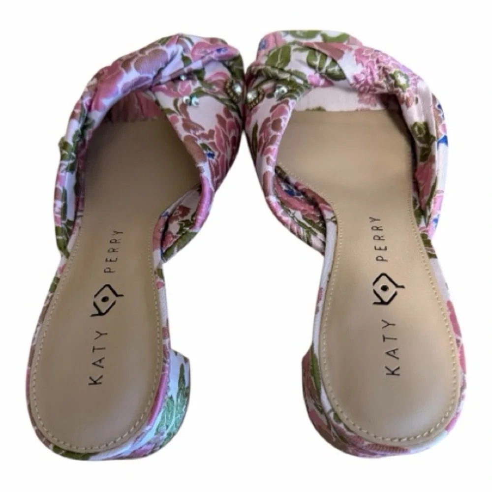 Katy Perry The Tooliped Twisted Sandal Vintage Pink Multi, Size 9.5M - Picture 2 of 7